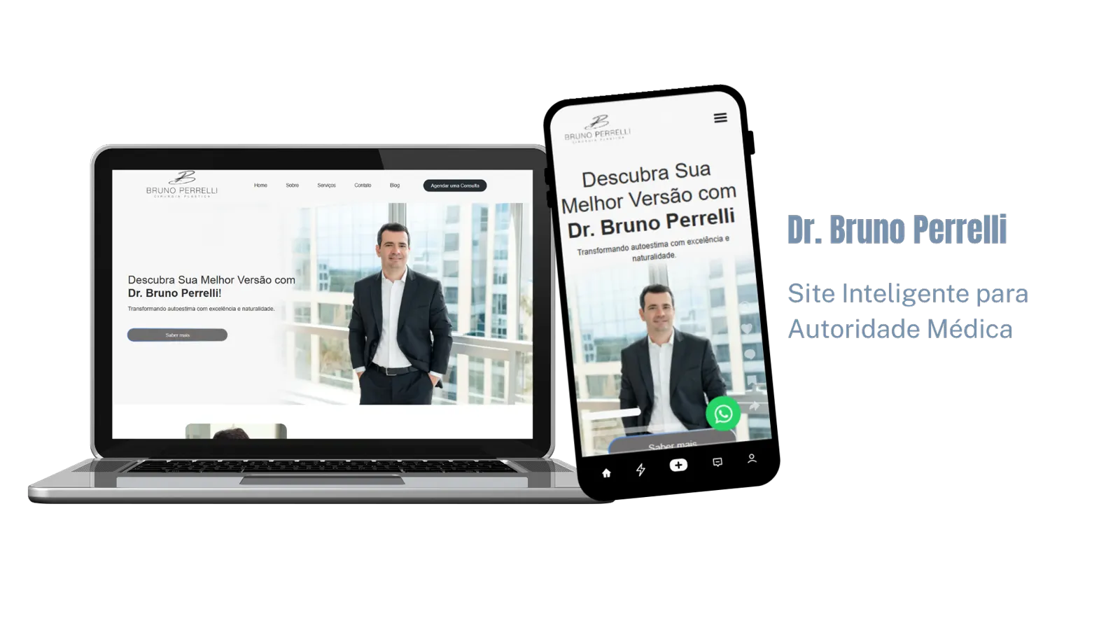 Projeto de site: Dr. Bruno Perrelli