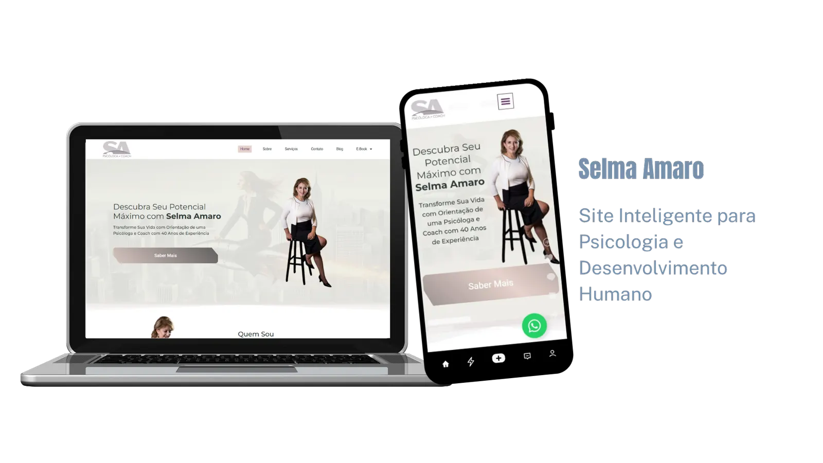 Projeto de site: Selma Amaro